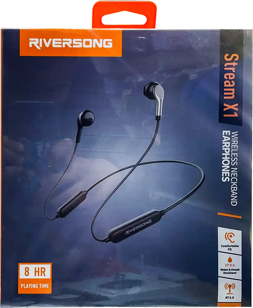 سماعات أذن نيك باند ريفيرسونج ستريم اكس 1، بلوتوث 5.0 ، خاصية ، مقاومة الماء IPX4 ، اسود، EA107