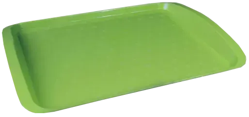 صينيه تقديم وسط مستطيله من ايكو - أخضر