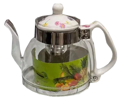 براد شاي بيركس يد بورسلين من الاندلس، 1600 مل ،شفاف