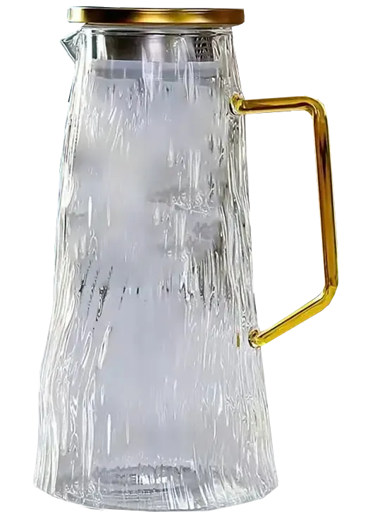 دورق بيركس حراري بغطاء استانلس جولد ،1.5 لتر،شفاف