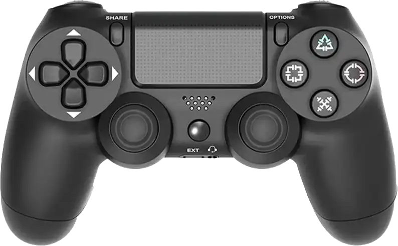 ذراع تحكم لاسلكية مارفو، قابلة لإعادة الشحن لأجهزة بلاي ستيشن 3 - بلاي ستيشن 4 - الكمبيوتر الشخصي، 15 زرًا، أسود، GM-983