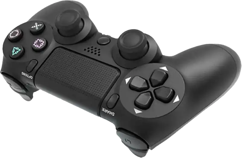 ذراع تحكم لاسلكية مارفو، قابلة لإعادة الشحن لأجهزة بلاي ستيشن 3 - بلاي ستيشن 4 - الكمبيوتر الشخصي، 15 زرًا، أسود، GM-983