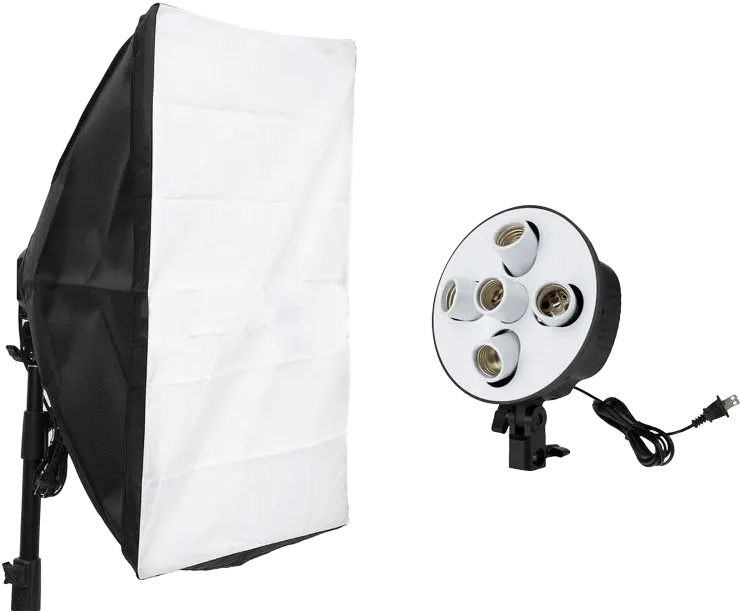 Softbox General, 5 Socket lamp holder, Size 50 x 70 cm, TL-5