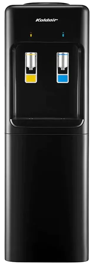 مبرد مياه كولدير ، 2 حنفيه ،( بارد - فاتر) ، تحميل علوي ، أسود ،  KWD CB