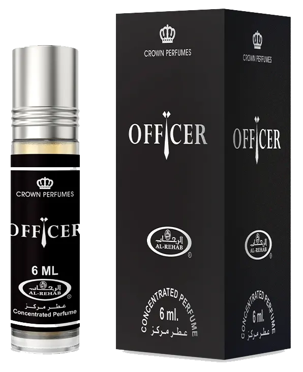 Officer By Al Rehab For Men Concentrated Perfume, 6 Ml