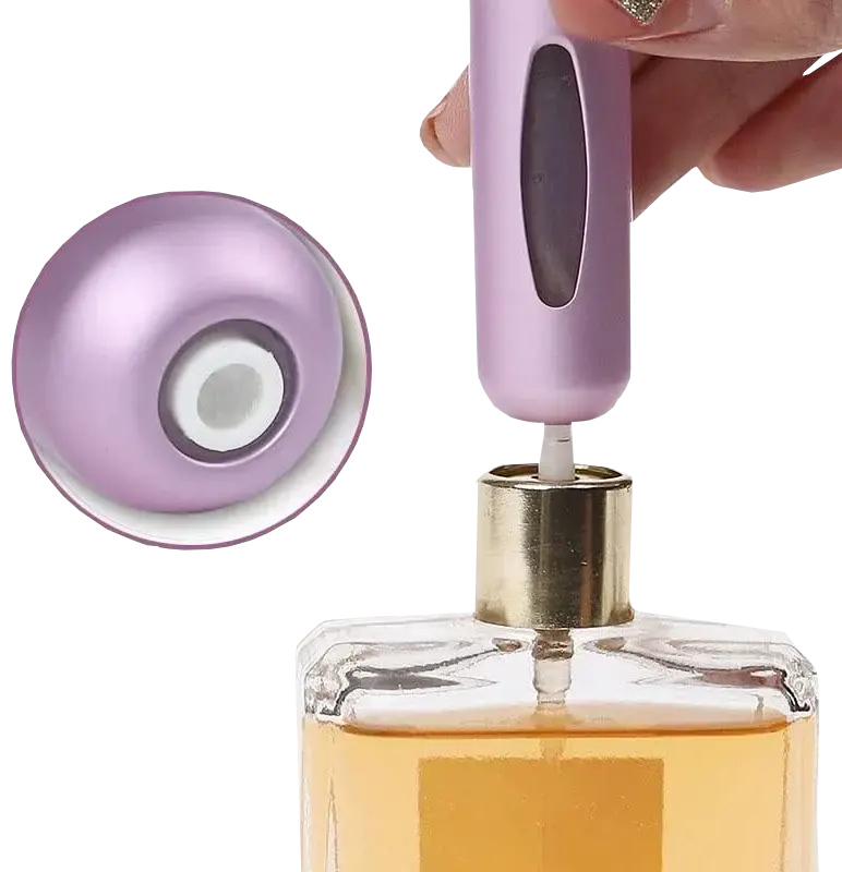 زجاجة عطر صغيرة محمولة قابلة لاعادة الملء،ألوان