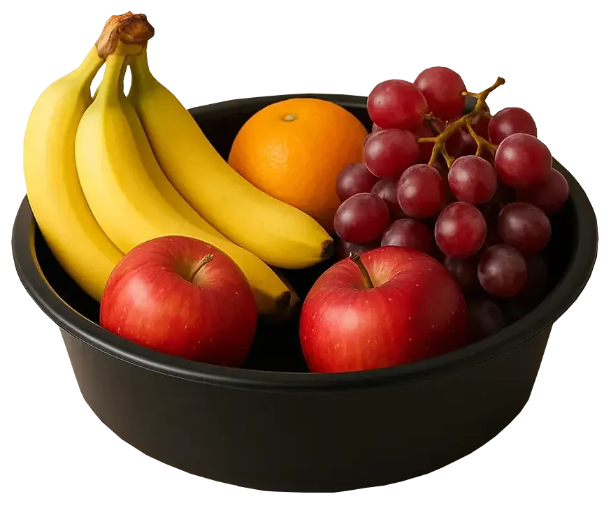 طبق بلاستك مدور ماكس بلاست فيرونا 3.6 لتر، ألوان متعددة