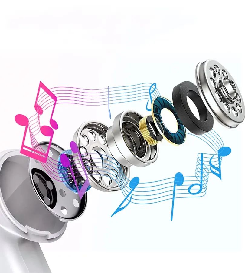 سماعة أذن سلكية من تشويتيك، موصل type-c، صوت ستريو، ميكروفون مدمج، 1.2 متر، أبيض، OC-A012