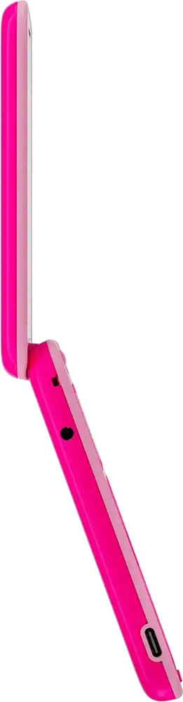 هاتف اتش ام دي باربي ثنائي الشريحة، ذاكرة داخلية 128 ميجابايت، رامات 64 ميجابايت، يدعم شبكة الجيل الرابع LTE، لون بينك