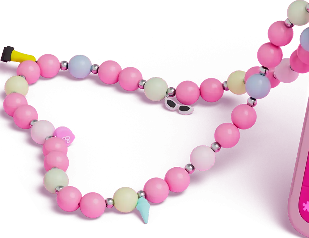 هاتف اتش ام دي باربي ثنائي الشريحة، ذاكرة داخلية 128 ميجابايت، رامات 64 ميجابايت، يدعم شبكة الجيل الرابع LTE، لون بينك