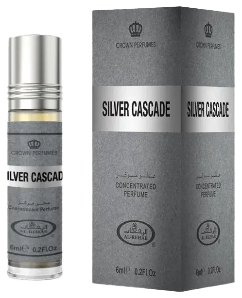Silver Cascade By Al Rehab For Men Concentrated Perfume, 6 Ml