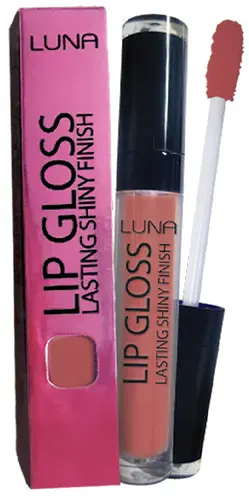 Luna Lip Gloss Lassting Shiny Finish , 50