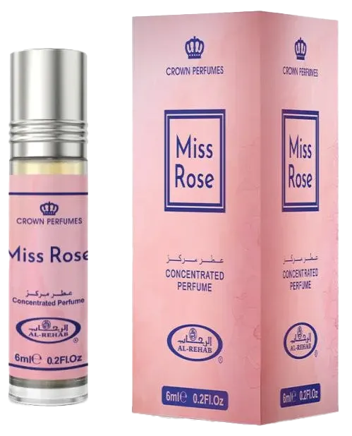 Miss Rose By Al Rehab For Women Concentrated Perfume, 6 Ml