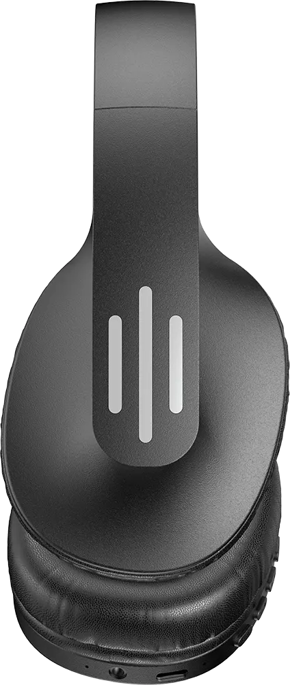 Riversong RHYTHM L9 Wireless Headphones, Bluetooth 5.3, 20 Hours Playtime, Environmental Noise Cancellation, Type-C Charging Port, Black, EA278