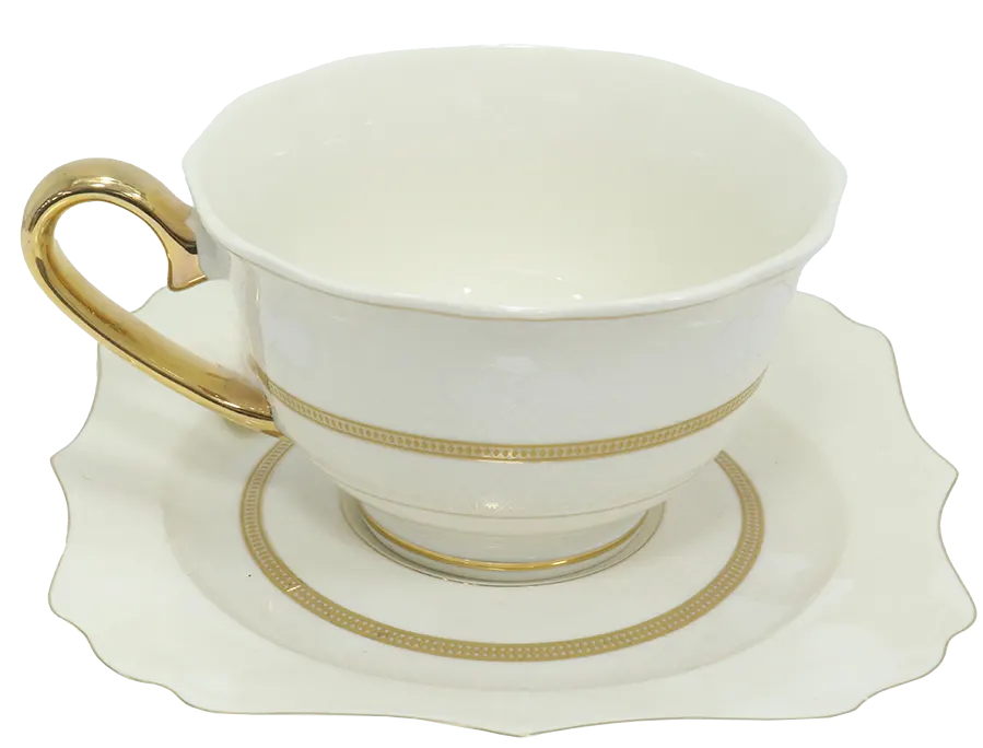 King Square Chinese Dinner Set, 111 Pieces, White, YFB04