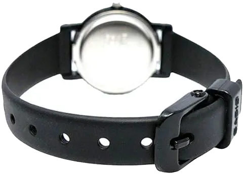 Casio Women's Watch, Round Hands, Black Dial, Black Resin Band, LQ-139AMV-1B3LDF