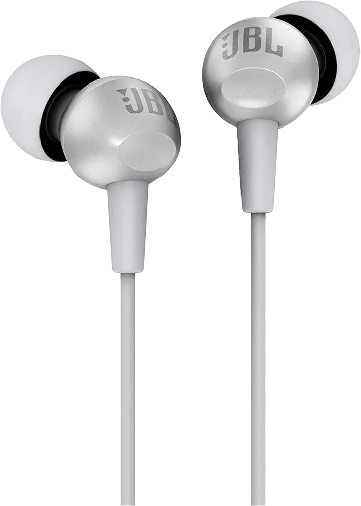 سماعة أذن سلكية من جي بي ال، مقاس 3.5 مم، لون رمادي، C200SI