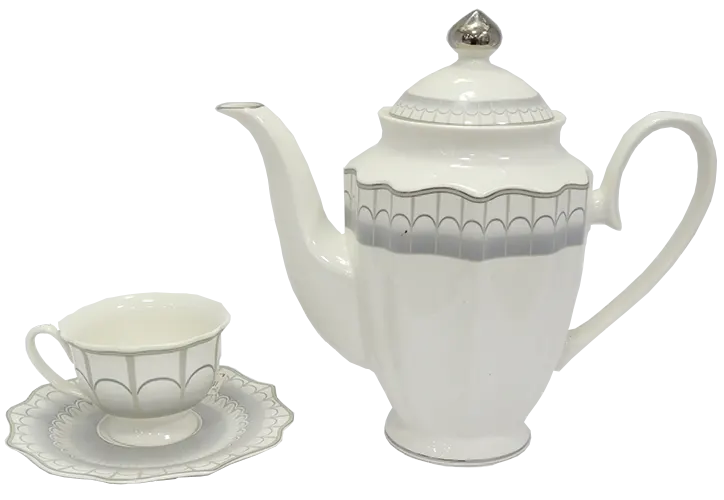 طقم صيني للسفره كينج ، 111 قطعة ، ابيض ، YY-08 + مروحة استاند تورنيدو، 16 بوصة، أسود ، TSF-16W