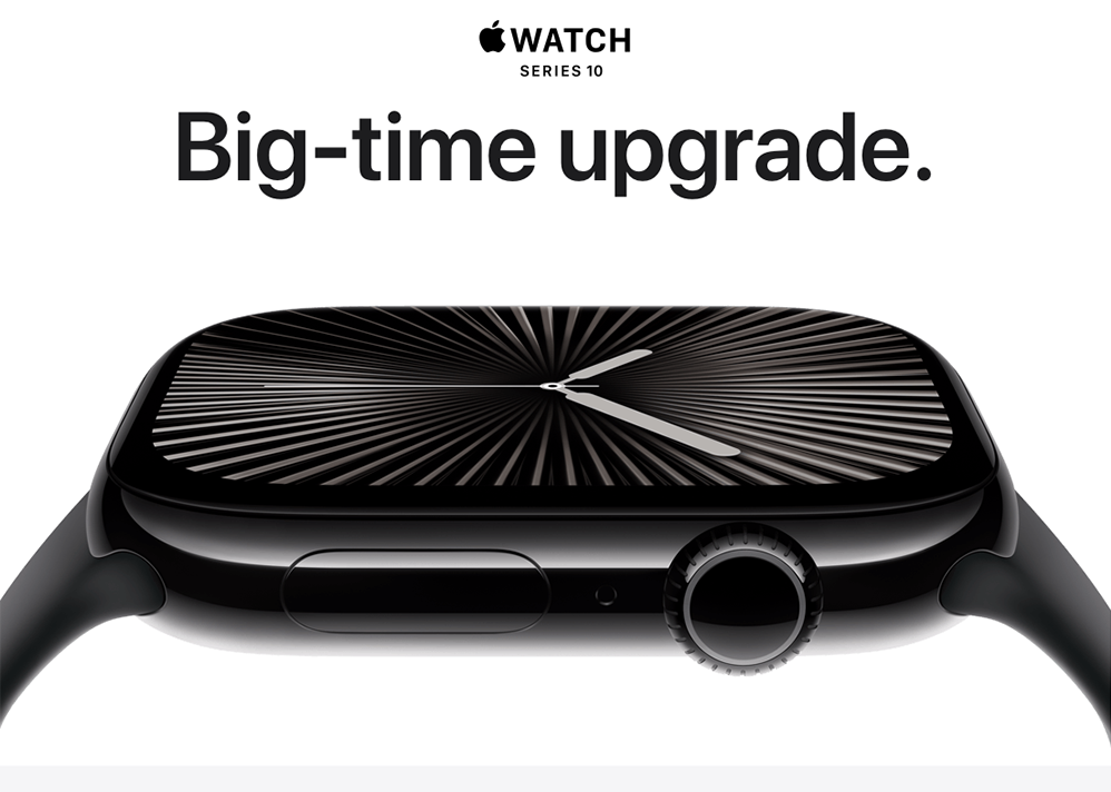 ساعة ابل الذكية سيريس 10، شاشة OLED حجم 46 ملم ، تدعم GPS ، مقاومة للماء IP6X ، هيكل من الألومنيوم ، أسود ، A2999