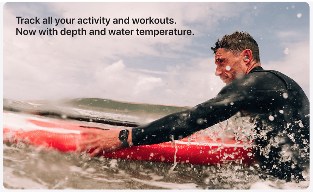 ساعة ابل الذكية سيريس 10، شاشة OLED حجم 46 ملم ، تدعم GPS ، مقاومة للماء IP6X ، هيكل من الألومنيوم ، أسود ، A2999