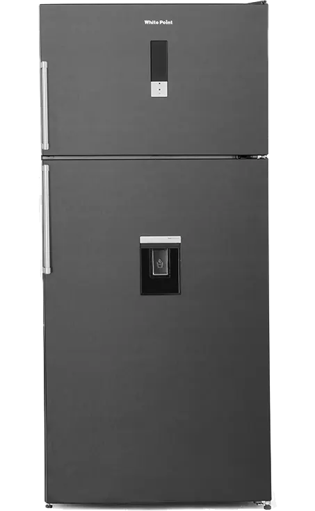 ثلاجة وايت بوينت نوفروست، 582 لتر، انفرتر، شاشة ديجيتال، ديسبنسر مياه، رمادي غامق، WPR600DWDVB