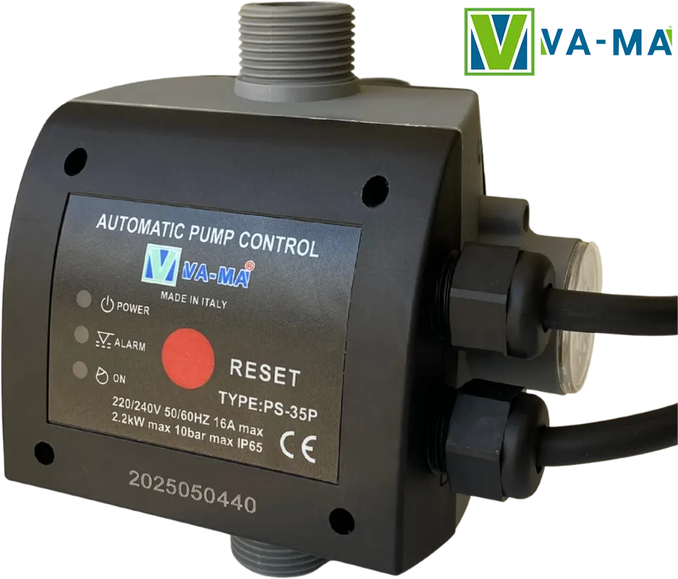 Vama Italian Automatic water Pump Flomac, 10 bar, IP 65 protection level, model PS-35P