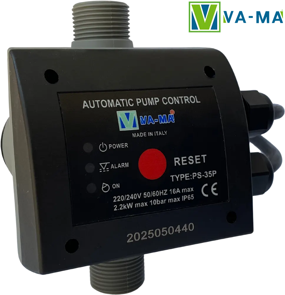 Vama Italian Automatic water Pump Flomac, 10 bar, IP 65 protection level, model PS-35P