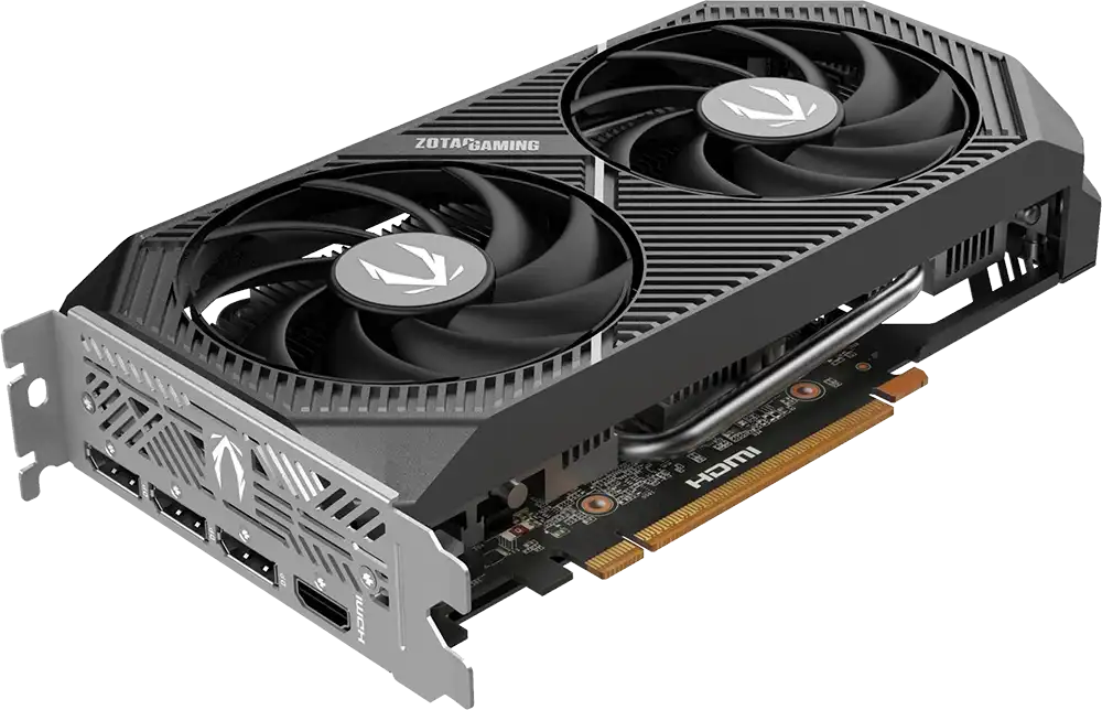 كارت شاشة زوتاك للألعاب جيفورس RTX 5050 توين إيدج ، ذاكرة 8 جيجابايت GDDR6، اسود،ZT-B50500E-10M