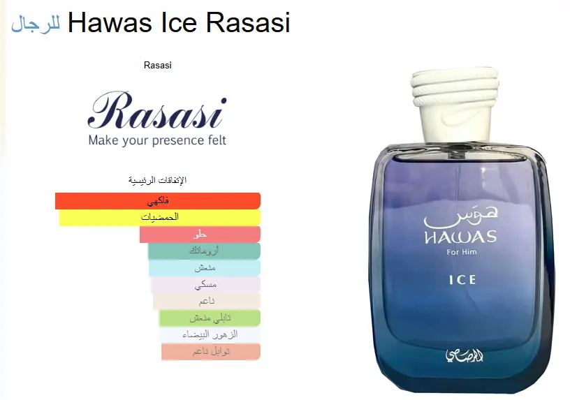 عطر هوس ايس من رصاصي للرجال او دي برفان ، 100 مل