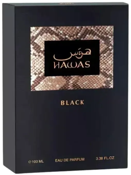 عطر هوس بلاك من رصاصي للرجال او دي برفان ، 100 مل