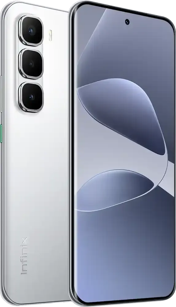 Infinix Hot 60 Pro Plus Dual SIM Mobile, 256GB Internal Memory, 8GB RAM, 4G LTE, Titanium Silver