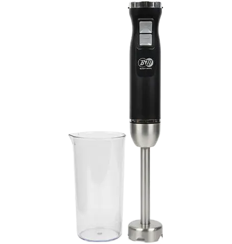 Black & White Hand Blender, 1200 Watts, 800 ml Cup, Black, HB-1130