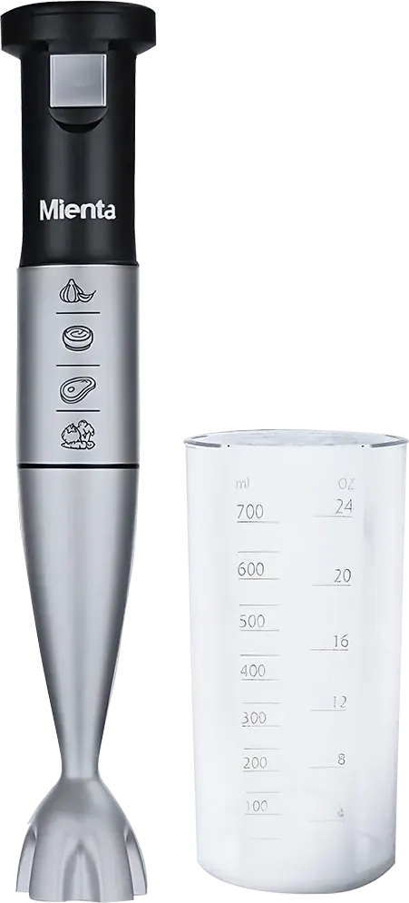 Mienta Hand Blender 1000 Watt, 700 ml Bowl, Black, Model HB111635A