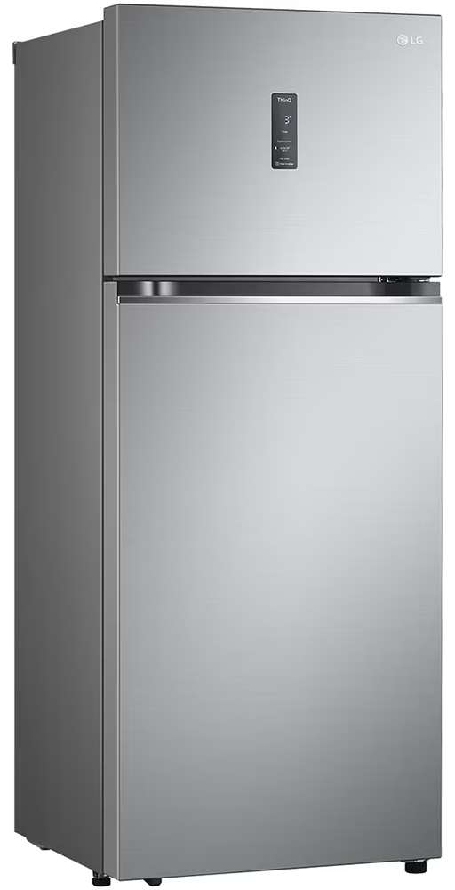 LG No Frost Refrigerator, 450 Liters, 2 Doors, Digital Screen, Inverter Motor, Ice Maker, Silver, GN-B592PFBQ