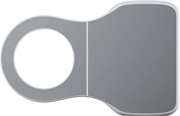 مقبض تصوير مغناطيسي للهاتف من تيليسين، قبضة مريحة مانعة للأنزلاق، بطارية 110 مللي أمبير، وزن خفيف، أبيض ، P1-MP-10