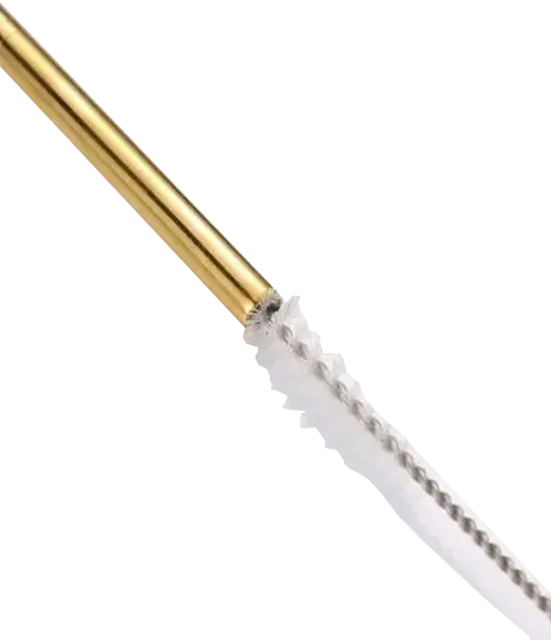 Shalimo Spoon Set, 7 Pieces With Brush, Gold, 102-1