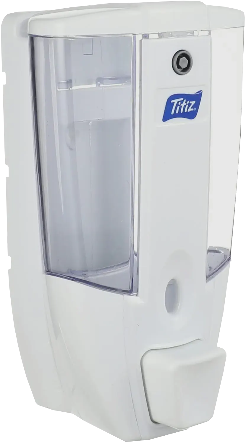 Titiz Liquid Bathroom Soap Dispenser, White, 450 Ml