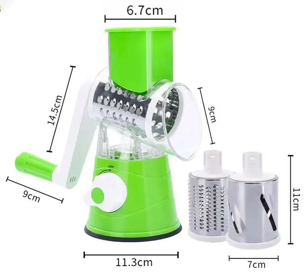 Manual Vegetable Grater And Slicer, Assorted Colors