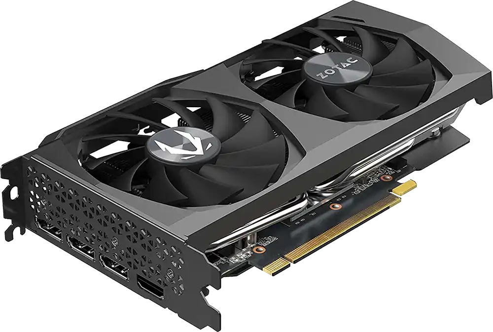 كارت شاشة زوتاك للألعاب جيفورس RTX 3060 توين إيدج ، ذاكرة 12 جيجابايت GDDR6، اسود،ZT-A30600E-10M