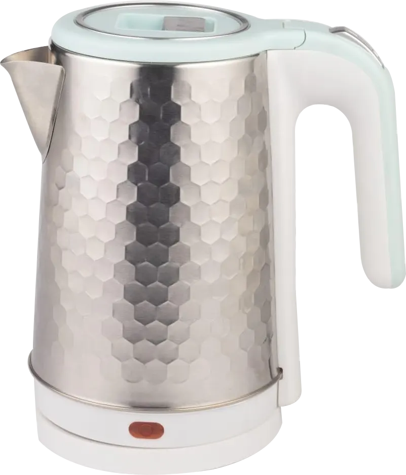 Flamingo Stainless Steel Electric Kettle, 2L, 1500W, Multi-Colors, Model KT1800SS
