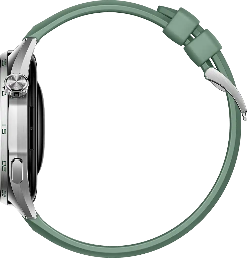 ساعة سمارت هواوي GT6 حجم (46 مم)، شاشة AMOLED مقاس 1.47 بوصة، حزام منسوج مركب، مقاومة للماء ، أخضر