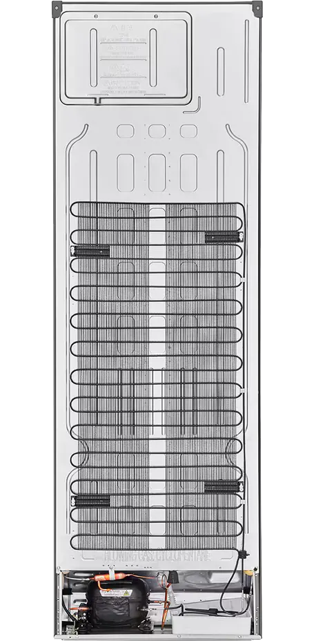 ثلاجة كومبي إل جي نوفروست، 344 لتر، 2 باب، شاشة ديجيتال، واي فاي، انفرتر، اضاءة ليد، سيلفر، GW-B489FM6W