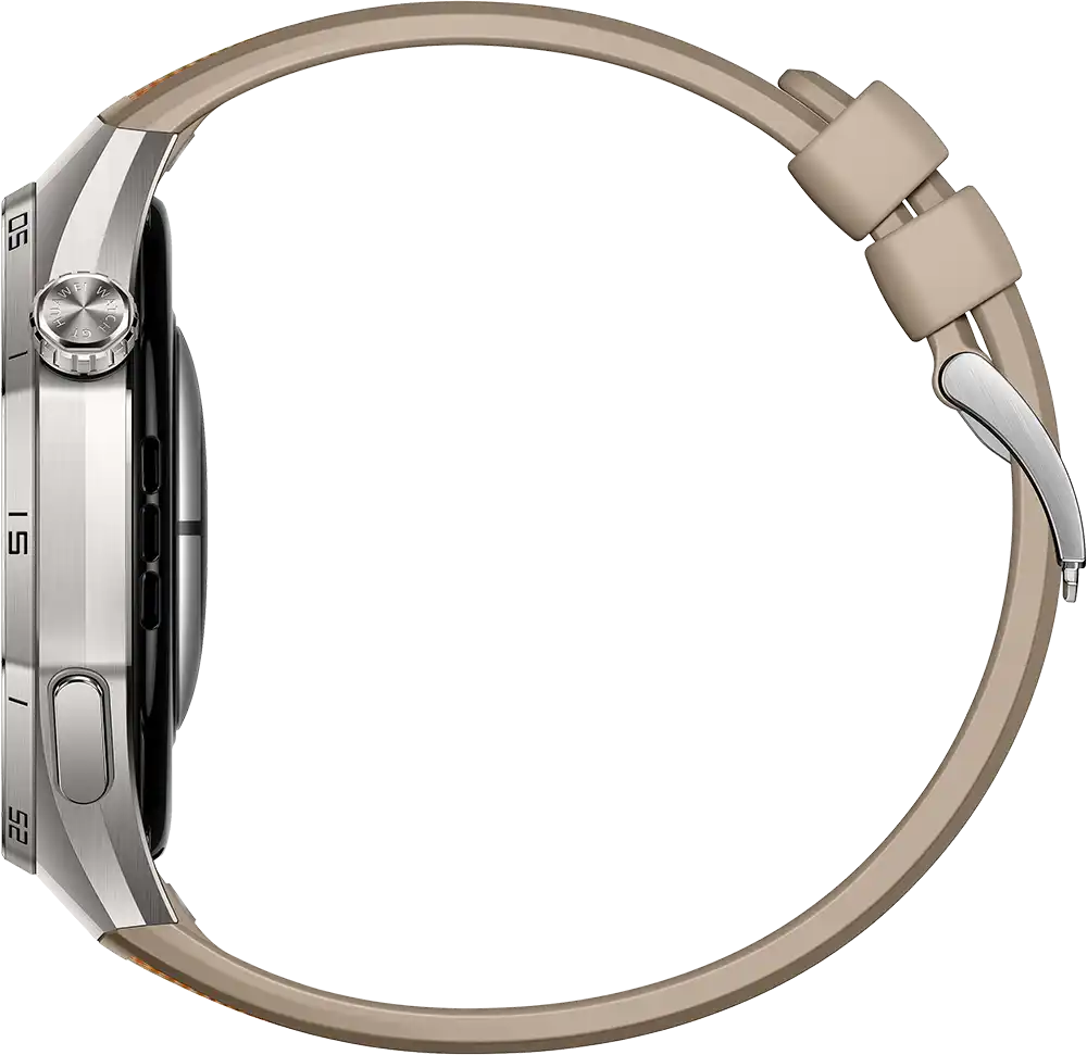 ساعة سمارت هواوي GT6 Pro حجم (46 مم)، شاشة AMOLED مقاس 1.47 بوصة، حزام منسوج مركب، مقاومة للماء ، بني