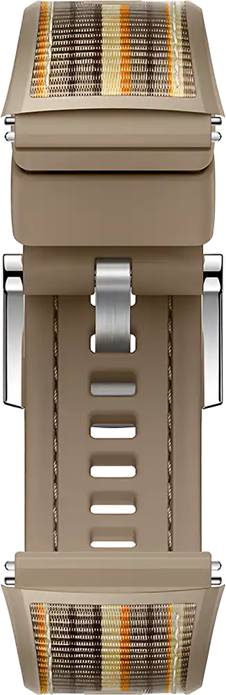 ساعة سمارت هواوي GT6 Pro حجم (46 مم)، شاشة AMOLED مقاس 1.47 بوصة، حزام منسوج مركب، مقاومة للماء ، بني