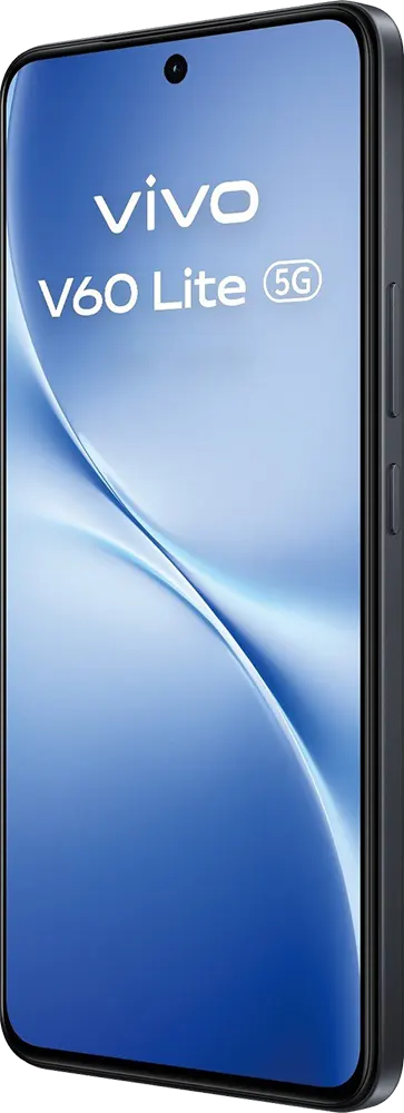موبايل فيفو V60 لايت ثنائي الشريحة، ذاكرة 256 جيجابايت، رامات 12 جيجابايت، شبكة الجيل الخامس، أسود