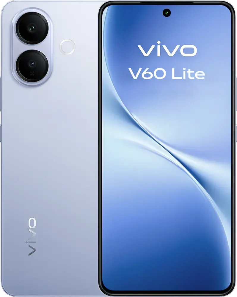 موبايل فيفو V60 لايت ثنائي الشريحة، ذاكرة 256 جيجابايت، رامات 8 جيجابايت، شبكة الجيل الرابع إل تي اي، أزرق