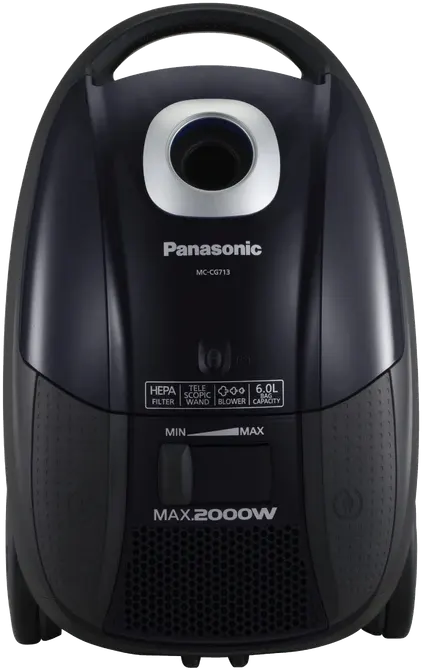 Panasonic Vacuum Cleaner Malaysia, 2000 Watts, 6 Liter Dust Bag, Anti-Bacteria Filter, Black, MC.CG713K (Baghdad BTC Warranty)