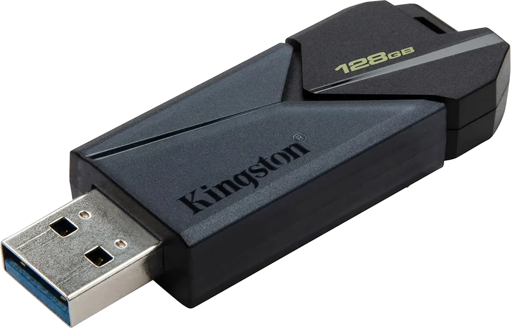 Kingston Flash Data Traveler Exodia Onyx , 128GB , USB 3.2 , Black , DTXON-128GB