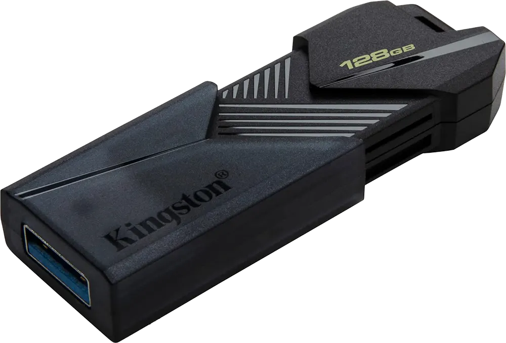 Kingston Flash Data Traveler Exodia Onyx , 128GB , USB 3.2 , Black , DTXON-128GB
