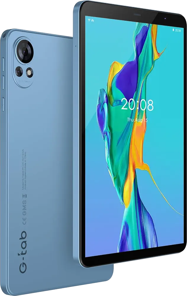 تابلت جي تاب تي 8 اس، شاشة 8 بوصة، ذاكرة داخلية 64 جيجابايت، رامات 4 جيجابايت، واي فاي فقط، لون أزرق